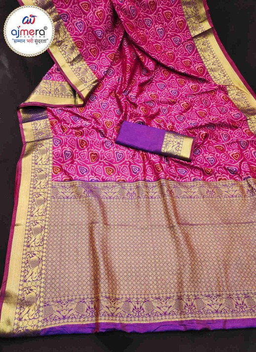 Handloom Cotton Silk Saree - Top Wholesale Deals for Bulk Orders | Ajmera Fashion Limited   in Surat